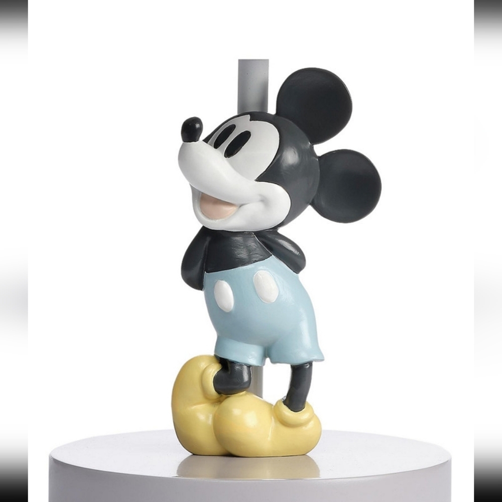 Disney Baby Moonlight Mickey Mouse Lamp with Shade & Bulb - Gray - Picture 2 of 11